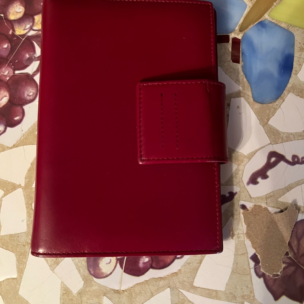 EUC Prada deep red agenda